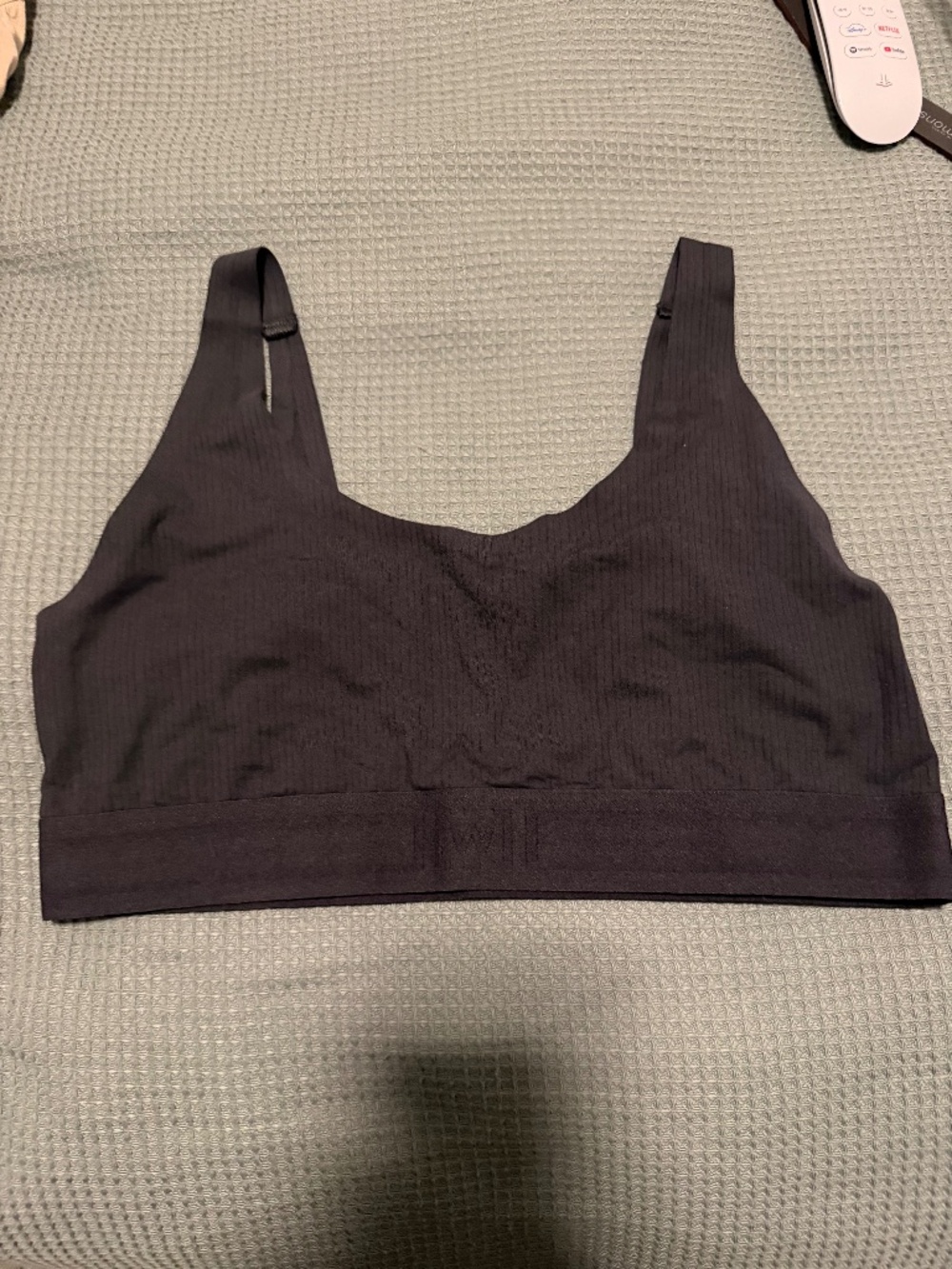 Wolford Beauty Cotton Scoop Bralette in Black Size M